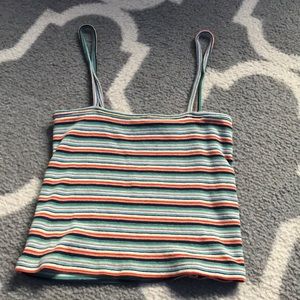 rainbow brandy tank top